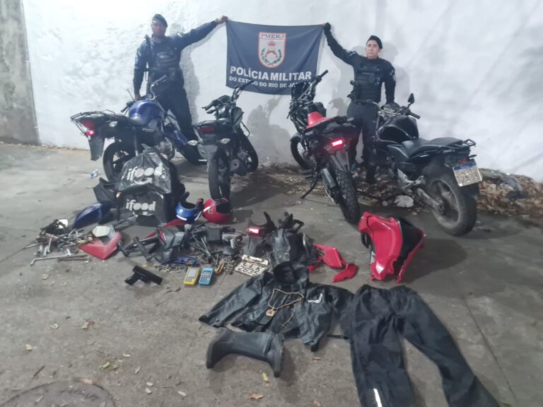 Polícia Militar prende homem por receptação e recupera quatro motocicletas em Niterói policia-militar-prende-homem-por-receptacao-e-recupera-quatro-motocicletas-em-niteroi