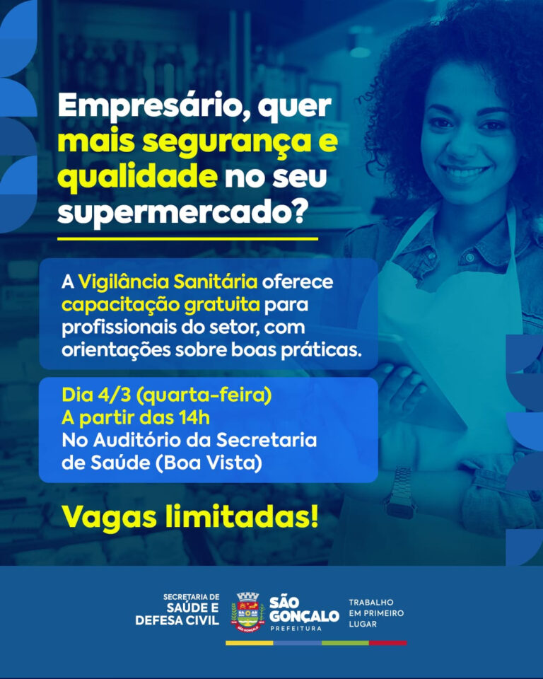 Vigilância Sanitária faz nova capacitação para funcionários de supermercados vigilancia-sanitaria-faz-nova-capacitacao-para-funcionarios-de-supermercados